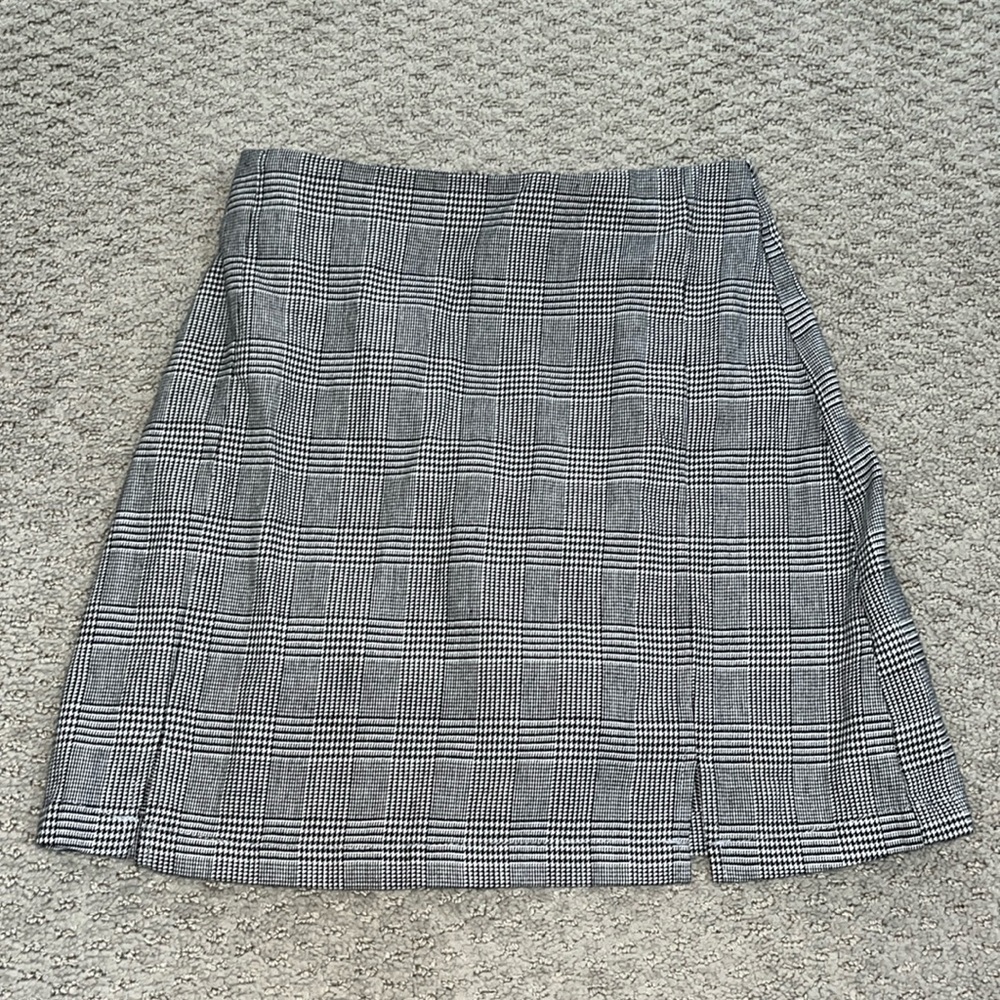 John Galt/Brandy Melville plaid skirt